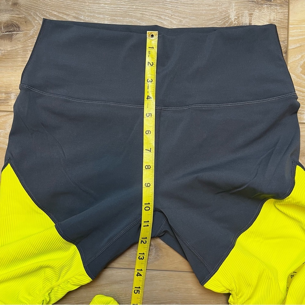 Zyia Active Neon Yellow Parallel Luxe Hi-Rise 7/8 24 Inch Leggings. Size… - Picture 8 of 10
